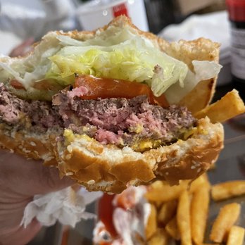 Brandon's Diner - This is uncook patty! DISGUSTING!!! - Diners Near Me - Fontana, California
