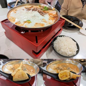 Little Pot - #10 Cheese foam tomato hot pot ($18.95). Interesting! The tofu lucky bag filled with egg and shrimp was a pleasant surprise! Loved that xD - Bubble Tea Near Me - Piscataway, New Jersey Little Pot - #10 Cheese foam tomato hot pot ($18.95). Interesting! The tofu lucky bag filled with egg and shrimp was a pleasant surprise! Loved that xD - Bubble Tea Near Me - Piscataway, New Jersey