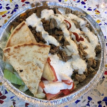 The Halal Guys - Small combo ($8.99) - Middle Eastern Near Me - Boston, Massachusetts