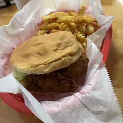 Home Town Market - Pork tenderloin sandwich