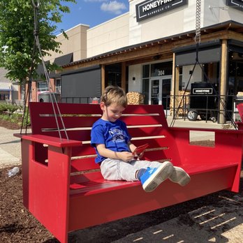 HoneyFire BBQ - They have 4 of these swings outside - Barbeque Near Me - Nashville, Tennessee HoneyFire BBQ - They have 4 of these swings outside - Barbeque Near Me - Nashville, Tennessee