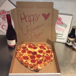 Alfano's Pizza - They make pizzas any shape that's requested!