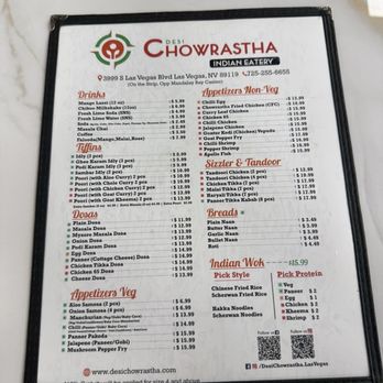 Desi Chowrastha - Menu - Indian Near Me - Las Vegas, Nevada Desi Chowrastha - Menu - Indian Near Me - Las Vegas, Nevada