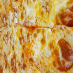 Medium pizza with double pepperoni and double cheese.