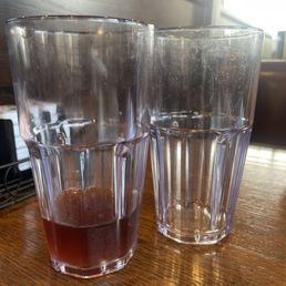 2 glasses of ice tea 2 glasses of ice tea