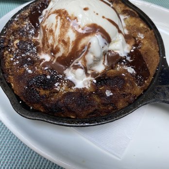 Wine 30 - Cookie skillet with scoop of vanilla ice cream! - Wine Bars Near Me - New York, New York Wine 30 - Cookie skillet with scoop of vanilla ice cream! - Wine Bars Near Me - New York, New York
