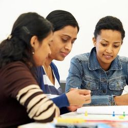 Ecap - Schülerinnen in einem Deutschkurs bei ECAP Zürich