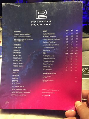 Menu photo 3 Patricks Rooftop Buffalo, NY