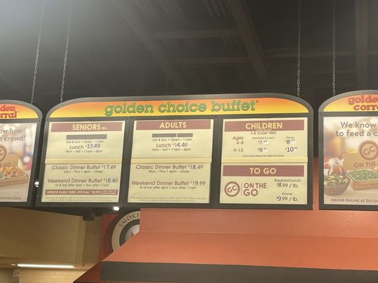 Menu photo 1 Golden Corral Buffet & Grill Pomona, CA Menu photo 1 Golden Corral Buffet & Grill Pomona, CA