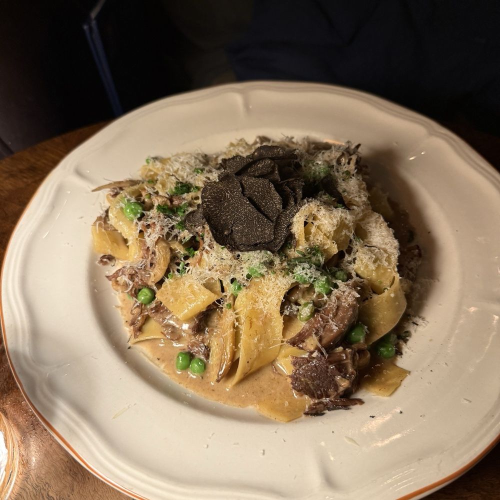 Braised Short Rib Stroganoff with added truffle Braised Short Rib Stroganoff with added truffle