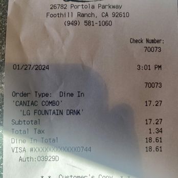 Raising Cane's Chicken Fingers - Much better than $30 at chipotle lol - Fast Food Near Me - Foothill Ranch, California Raising Cane's Chicken Fingers - Much better than $30 at chipotle lol - Fast Food Near Me - Foothill Ranch, California