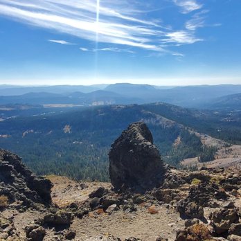 Castle Peak - Looking toward Lake Tahoe from Castle Peak - Hiking Near Me
