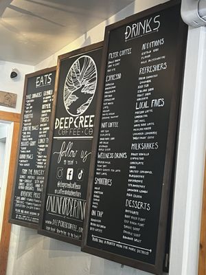 Menu photo 1 Deep Creek Coffee Company Springdale, UT