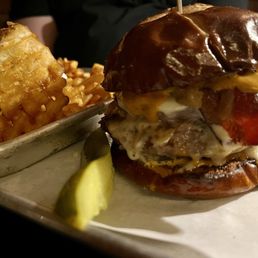 The Emmy Double Stack Burger + Fries