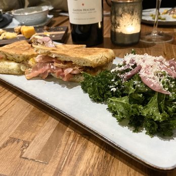 Devine Cheese and Wine - Cubana Sandwich + kale salad, very good. We want to order the extra kale salad! - Wine Bars Near Me - San Jose, California Devine Cheese and Wine - Cubana Sandwich + kale salad, very good. We want to order the extra kale salad! - Wine Bars Near Me - San Jose, California