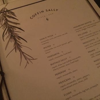 Coffin Sally - Menu - Pizza Near Me - Port Fairy, VIC Coffin Sally - Menu - Pizza Near Me - Port Fairy, VIC