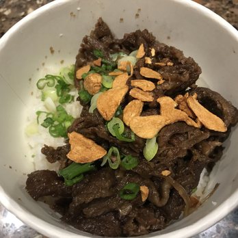 Teppanyaki Farmer - Boneless kalbi bowl with rice and garlic chips $9.95 - Teppanyaki Near Me - Honolulu, Hawaii Teppanyaki Farmer - Boneless kalbi bowl with rice and garlic chips $9.95 - Teppanyaki Near Me - Honolulu, Hawaii