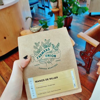 Farmers Union Coffee Roasters - Took some of their whole beans home - Coffee & Tea Near Me - Eugene, Oregon