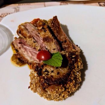 Da Pasquale - Sesame crusted pork, tender and delicious - Wine Bars Near Me - Lucca, LU