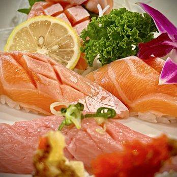 Sushi Kabuki - Sea of fatty tuna and salmon sashimi and sushi. - Sushi Bars Near Me - Herndon, Virginia