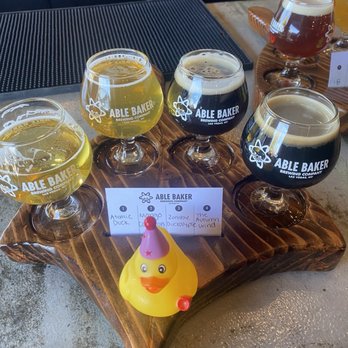 Able Baker Brewing - beer flight - Brewpubs Near Me - Las Vegas, Nevada