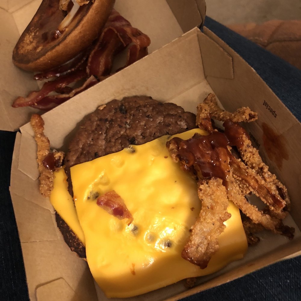 McDonald's - a cheeseburger with bacon and cheese - Fast Food Near Me - University Heights, Ohio McDonald's - a cheeseburger with bacon and cheese - Fast Food Near Me - University Heights, Ohio