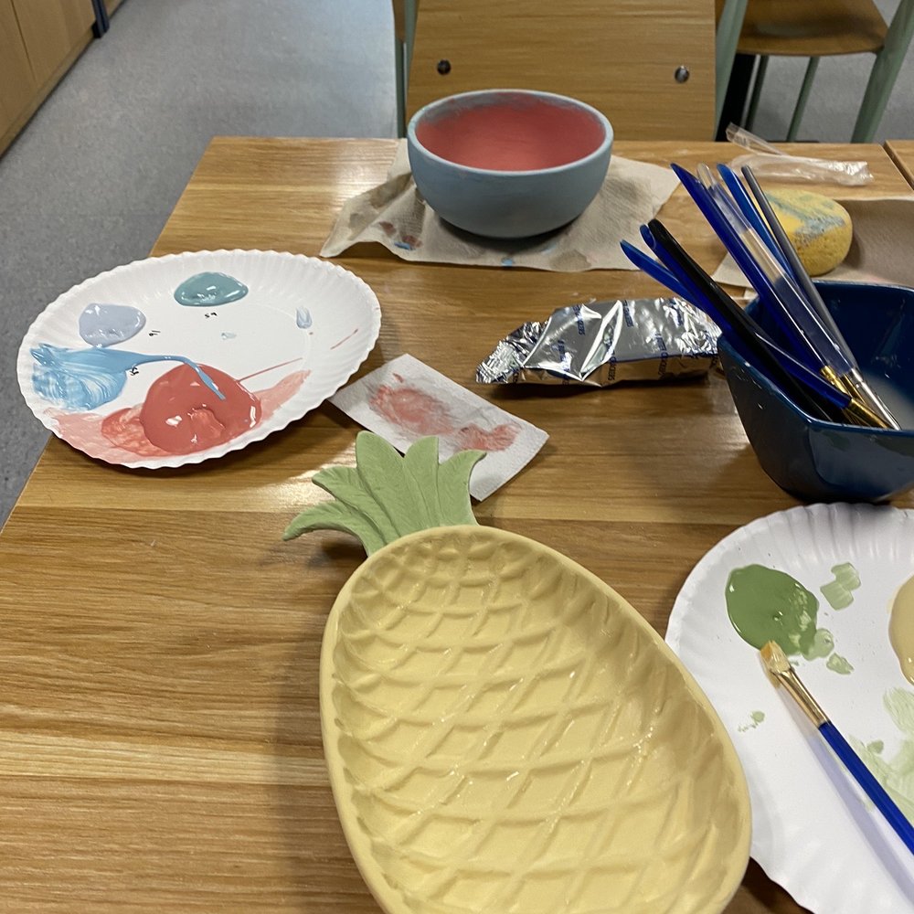 Color Me Mine - Pineapple ceramic - Paint-Your-Own Pottery Near Me - Tampa, Florida Color Me Mine - Pineapple ceramic - Paint-Your-Own Pottery Near Me - Tampa, Florida