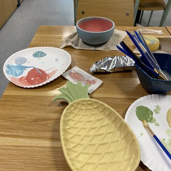 Color Me Mine - Pineapple ceramic - Paint-Your-Own Pottery Near Me - Tampa, Florida Color Me Mine - Pineapple ceramic - Paint-Your-Own Pottery Near Me - Tampa, Florida