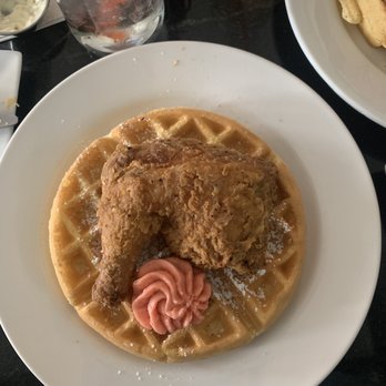 Melba's Restaurant - Southern Fried Chicken (DARK) & Eggnog Waffle - Southern Near Me - New York, New York