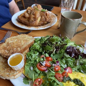 Blue Fox Cafe - I had an omelet, modified to omit cheese and sour cream. Hubby said his French Toast was like having Apple Pie on top! - Breakfast & Brunch Near Me - Victoria, British Columbia Blue Fox Cafe - I had an omelet, modified to omit cheese and sour cream. Hubby said his French Toast was like having Apple Pie on top! - Breakfast & Brunch Near Me - Victoria, British Columbia