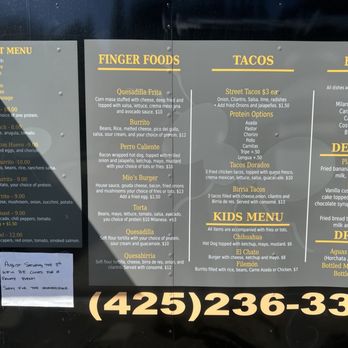 Mio Streetfood - Menu - Food Trucks Near Me - Bothell, Washington