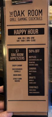 The Oak Room by null