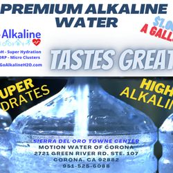 Motion Water of Corona - TELL ALL YOU NEIGHBORS! Premium GoAlkaline Alkaline Water that hydrates in 60 seconds for $1.00 a gallon! TESTED DAILY