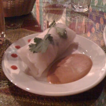 Restaurant Salaam - Thai Shrimp Summer Rolls with Peanut Sauce... - Middle Eastern Near Me - Athens, Ohio Restaurant Salaam - Thai Shrimp Summer Rolls with Peanut Sauce... - Middle Eastern Near Me - Athens, Ohio