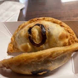 Steak and cheese empanada Steak and cheese empanada