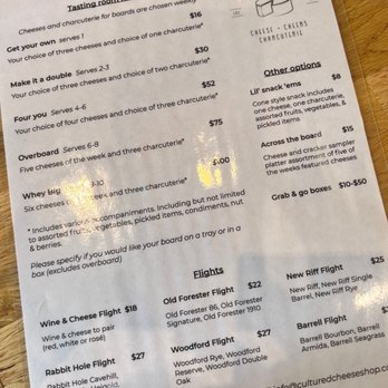Cultured - Menu - Cheese Shops Near Me - Louisville, Kentucky Cultured - Menu - Cheese Shops Near Me - Louisville, Kentucky