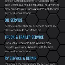Eagle Eye Truck Repair - just a few of services available