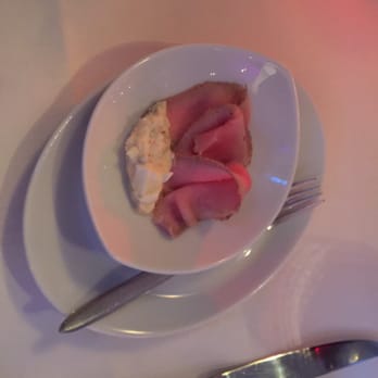 Restaurant Romer - Amuse buche. Veal with egg salad. - German Near Me - Heidelberg, BW