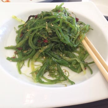 Sushi Bay - Seaweed Salad with cucumber and sesame seeds - Sushi Bars Near Me - Denver, Colorado Sushi Bay - Seaweed Salad with cucumber and sesame seeds - Sushi Bars Near Me - Denver, Colorado