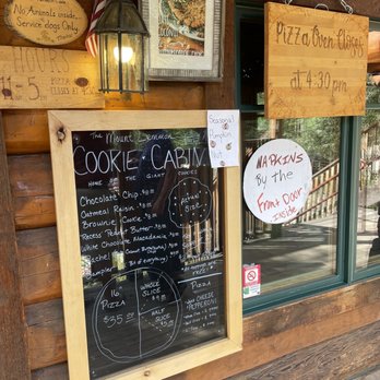 Mt Lemmon Cookie Cabin - Menu - Pizza Near Me - Mount Lemmon, Arizona
