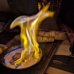 Negroni Weston - Provoleta on fire
