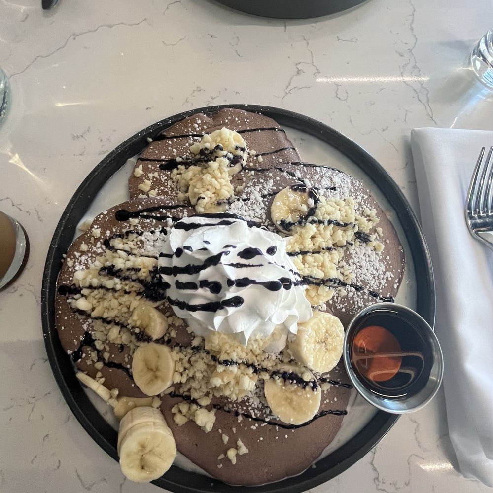 Woo Bar & Kitchen - Ube pancakes - Asian Fusion Near Me - Seattle, Washington Woo Bar & Kitchen - Ube pancakes - Asian Fusion Near Me - Seattle, Washington
