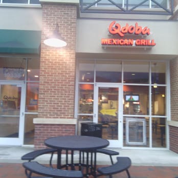 QDOBA Mexican Eats - Seating outside in front of entrance. - Mexican Near Me - Fairfax, Virginia QDOBA Mexican Eats - Seating outside in front of entrance. - Mexican Near Me - Fairfax, Virginia