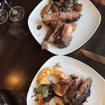 TEN 3 - All the food separated on our plates - New American Near Me - Albuquerque, New Mexico TEN 3 - All the food separated on our plates - New American Near Me - Albuquerque, New Mexico