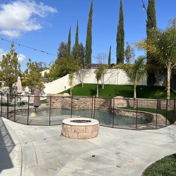 Lakeview Pool Fencing - The new fence to the wall! Love the look and color. Super clean lines. - Fences & Gates Near Me