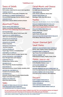 Menu photo 1 Taberna Ole Fort Myers, FL
