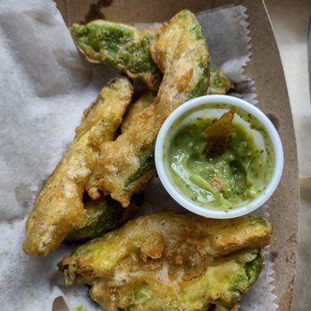 Planet Taco - Avocado fries!  So good with my Manhattan Taco. - Tacos Near Me - New York, New York