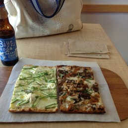 Blueberry soda, veggie #15, and Kim's pie! Blueberry soda, veggie #15, and Kim's pie!