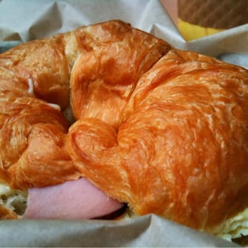 The Porter Junction Cafe - Croissant Sandwich with Black Forest Ham, Scramble Eggs & Swiss Cheese - Breakfast & Brunch Near Me - Los Angeles, California The Porter Junction Cafe - Croissant Sandwich with Black Forest Ham, Scramble Eggs & Swiss Cheese - Breakfast & Brunch Near Me - Los Angeles, California