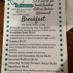 Kettle - Menu
